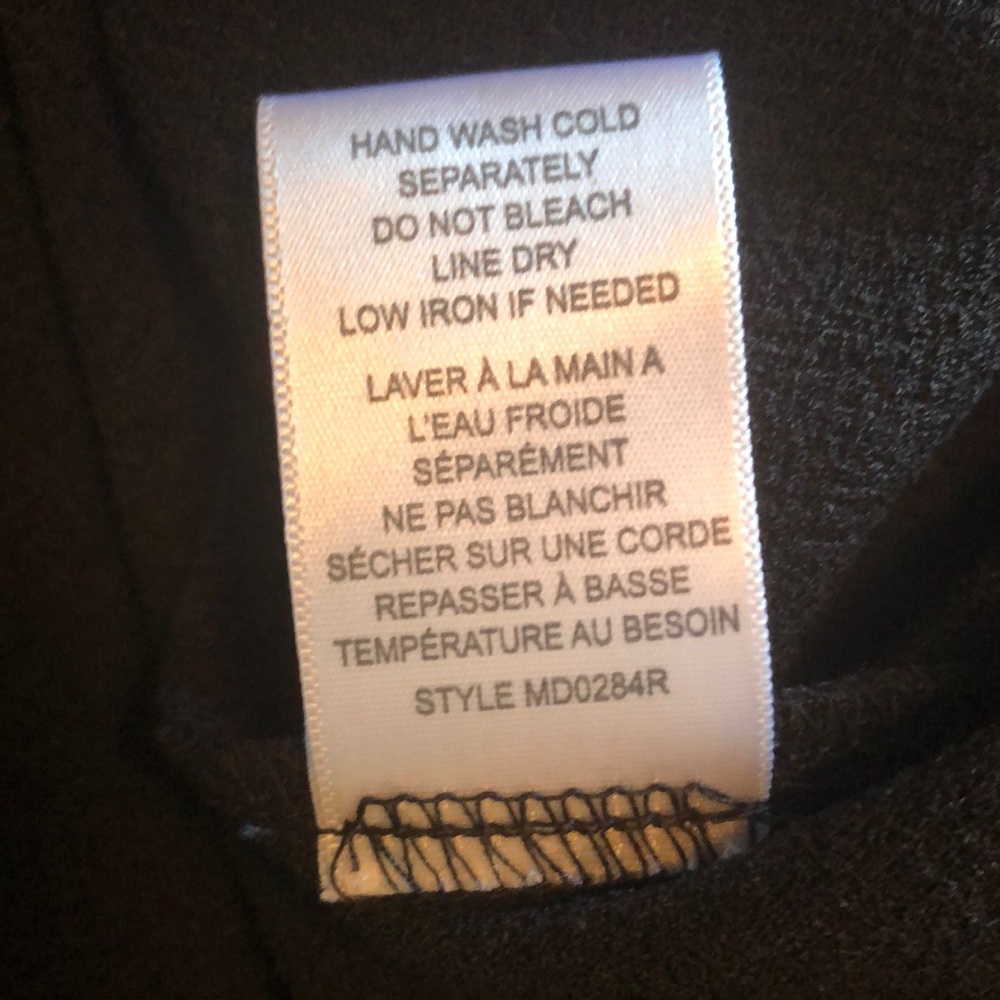 2/$20 Bobeau Black Short Sleeve Dress - Picture 8 of 8